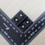 บานพับ Zinc Alloy Hinge for Alu-Profile 2020 ระยะรู 20x14 mm (สีดำ)