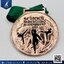 เหรียญรางวัลสั่งทำ เทควันโด school taekwondo
