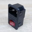 AC-01 Plug Socket 3 Pin Male AC250V พร้อมสวิทช์และฟิวส์ 10A