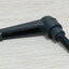 M8 x 50mm Metal Knob Adjustable Handle Lever Grip Black