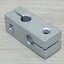6mm x 6mm Holes Cross Shaft Support Aluminum Alloy