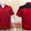 เสื้อช็อปแขนสั้นแบบแดงบ่าดำ (รหัส A42)