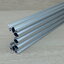 C-Beam ยาว 500 mm อลูมิเนียมโปรไฟล์ 4080U สีเงิน