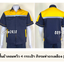 รหัส A34.1 : เสื้อช่างแขนสั้นผ้าคอมทวิว 4 กระเป๋า สีกรมท่าอกเหลือง (ติดสะท้อนแสง)