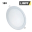 ดาวน์ไลท์ LED หน้ากลม 18w (เดย์ไลท์) LAMPO