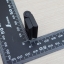 บานพับ Zinc Alloy Hinge for Alu-Profile 2020 ระยะรู 20x14 mm (สีดำ)