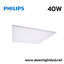 โคมไฟฝังฝ้า LED Panel Light 40w Philips RC091V W60L60
