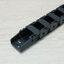 18 x 25 mm Cable Drag Chain R38mm ยาว 1M และ End Connectors (Semi-Enclosed)