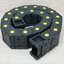 25 X 50 mm Cable Drag Chain R55mm ยาว 1M และ End Connectors (Fully-Enclosed)