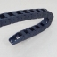 10 X 10 mm Cable Drag Chain R18mm ยาว 1M และ End Connectors (Bridge open outside)