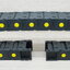 25 X 50 mm Cable Drag Chain R55mm ยาว 1M และ End Connectors (Fully-Enclosed)