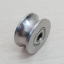 304 stainless steel 16mm U groove type ball bearing roller wheel Bore 10mm