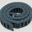 10 x 30 mm Cable drag chain R28mm ยาว 1M และ End Connectors (Bridge open outside)