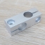 12mm x 12mm Holes Cross Shaft Support Aluminum Alloy