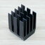 Black Aluminum Heat Sink 9x9x12mm