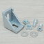 Bracket D28-A สำหรับ Series 20 Alu Profile + ชุดน็อตสกรู T-Nut M5 Series 20