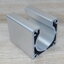Nema34 (White) Aluminium Base Mounting Bracket 100mm