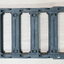 25 X 103 mm Cable Drag Chain R55mm ยาว 1M และ End Connectors (Bridge opening)