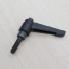 M5 x 20mm Metal Knob Adjustable Handle Lever Grip Black