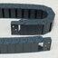 15 x 40 mm Cable Drag Chain R28mm ยาว 1M และ End Connectors (Semi-Enclosed)