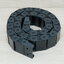 18 x 37 mm Cable Drag Chain R38mm ยาว 1M และ End Connectors (Semi-Enclosed)