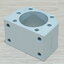 DSG20H Housing Aluminium for 20mm Ball Screw Nut (Inner Dia : 36mm)