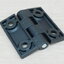 บานพับ Hinge 60x60 mm Zinc alloy หนา 6 mm ระยะรู 35x35 mm, รูยึด 6.5 mm (สีดำ)