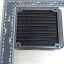 120mm Aluminum Radiator Water Cooling 10 Tube Heat Exchanger (หัวจุก 10mm) + 1 Fan 12V DC