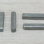 Flat Key Pin 4*4*20 Carbon Steel A-type Round Head Square (แพ็ค 4 ชิ้น)