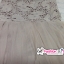 เดรสสั้นเนื้อผ้าลูกไม้ ตกแต่งด้วยคริสตัลดอกไม้ มีซับใน มีสีน้ำตาล, สีชมพู (สีครีม ตามรูปหมดนะคะ)