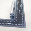 บานพับ Hinge 60x60 mm Zinc alloy หนา 6 mm ระยะรู 35x35 mm, รูยึด 6.5 mm (สีเงิน)