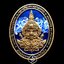 เหรียญท้าวเวสสุวรรณ (เนื้อทองแดงซาตินลงยา) รุ่นรวยสมใจนึก ปี65 หลวงพ่อรวย วัดมาบตาพุด จ.ระยอง (มีโค้ด หมายเลข 59)