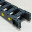 25 X 50 mm Cable Drag Chain R55mm ยาว 1M และ End Connectors (Bridge opening)