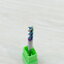 3-Flute DLC Coating 4x12x4mm 50L HRC60 High Efficiency End Mill, Shank 4MM