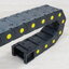 25 X 50 mm Cable Drag Chain R55mm ยาว 1M และ End Connectors (Fully-Enclosed)