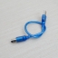 30cm USB 2.0 to USB 1.1 (Male-Male) Data Transfer Cable Transparent Blue