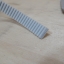 HTD-3M-10mm PU Timing Belt Steel Core สีขาว (สานแถบเส้นเหล็กในสายพาน ราคา/1เมตร)