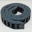 15 X 30 mm Cable Drag Chain R38mm ยาว 1M และ End Connectors (Bridge open outside)