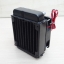 90mm Aluminum Radiator Water Cooling 10 Tube Heat Exchanger (หัวจุก 10mm) + 1 Fan 12V DC