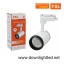 โคมไฟแทรคไลท์ LED 18w หน้ากลมสีขาว (แสงส้ม)