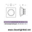 ดาวน์ไลท์ LED COB 5w (แสงขาว)