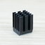 Black Aluminum Heat Sink 9x9x12mm
