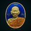 เหรียญหลวงปู่มา หลังพระมหาเศรษฐีนวโกฏิ (เนื้อโลหะลงยา) รุ่นทวิบารมีทวีโชค ปี52 หลวงปู่มา วัดสันติวิเวก จ.ร้อยเอ็ด(ตอกโค้ด หมายเลข 71)