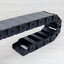 18 X 50 mm Cable Drag Chain R38mm ยาว 1M และ End Connectors (Semi-Enclosed)