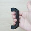 Plastic D-shape Handle Pull Knob 70mm (Hole Pitch 90 mm)