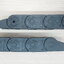 25 X 38 mm Cable Drag Chain R55mm ยาว 1M และ End Bridge Connectors (Bridge opening)