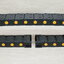 25 X 50 mm Cable Drag Chain R65mm ยาว 1M และ End Connectors (Fully-Enclosed)