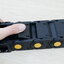25 X 50 mm Cable Drag Chain R65mm ยาว 1M และ End Connectors (Fully-Enclosed)