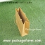 ถุงกระดาษน้ำตาล หูเชือกทอง เบอร์ 6 ขนาด 8"1/2 x 8"1/2 x 3"
