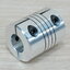 10 x 12 mm RB-Flexible Shaft Coupling D25 L30 mm (Hex Screw)